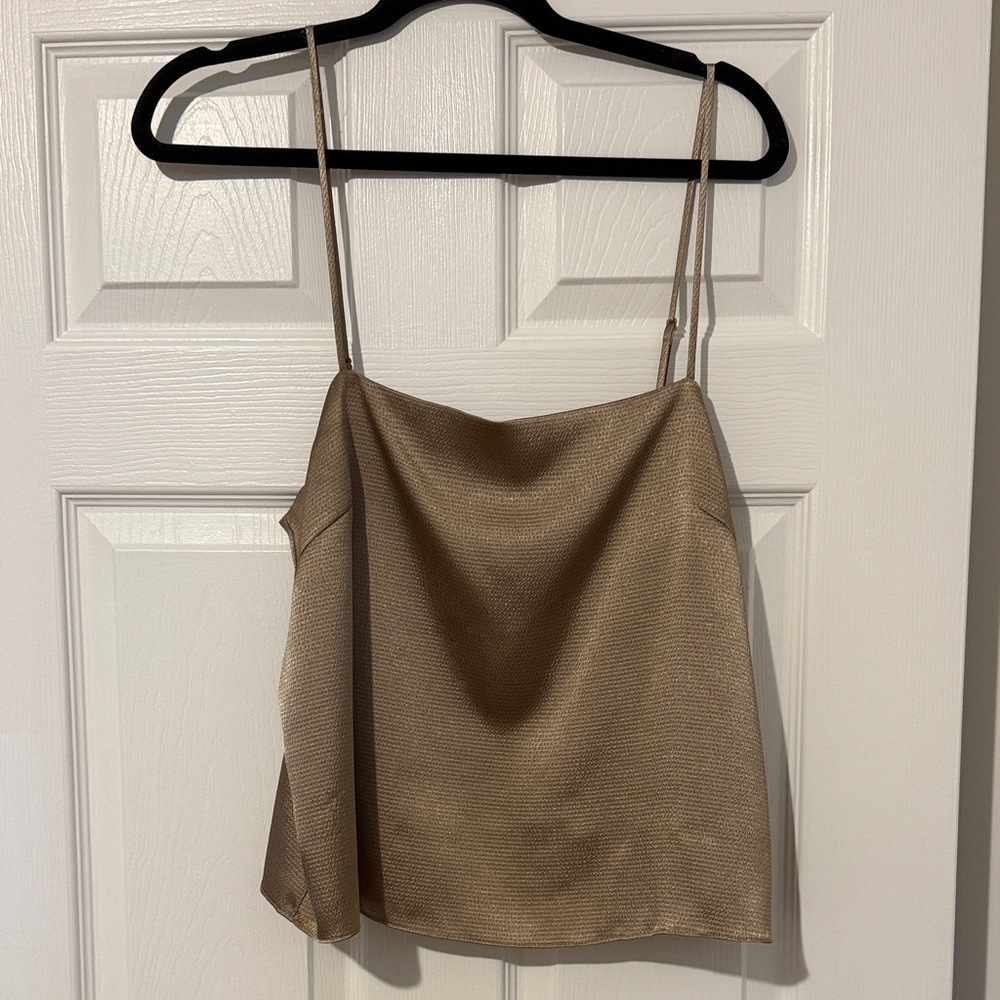 OAK + FORT Chic Tan Camisole